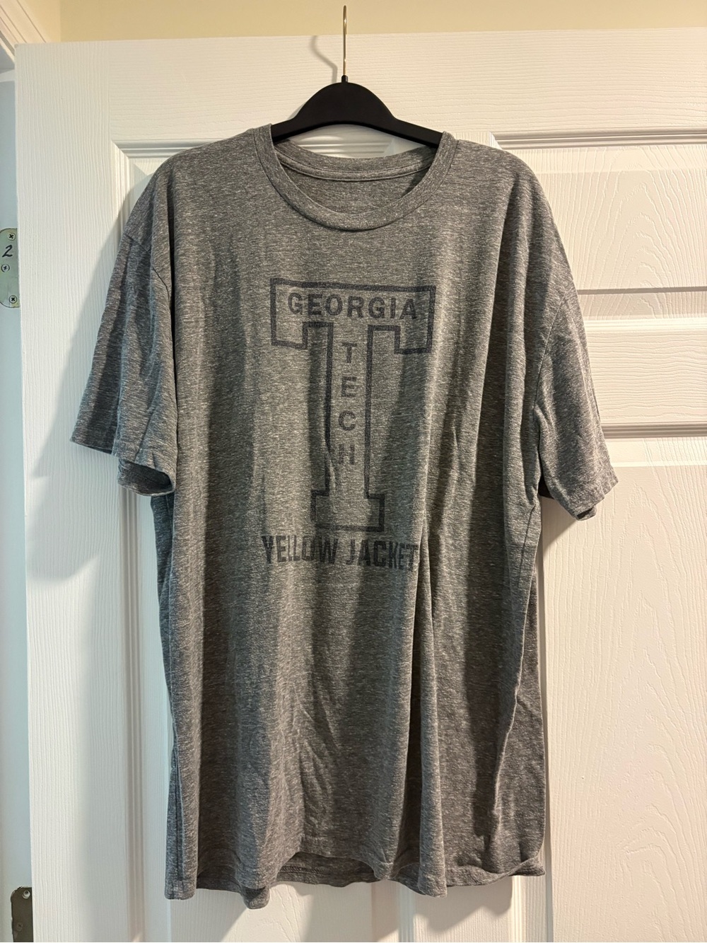 Georgia Tech Gray Logo Short Sleeve Tee